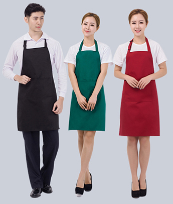 超市咖啡店奶茶店服务员围裙韩版